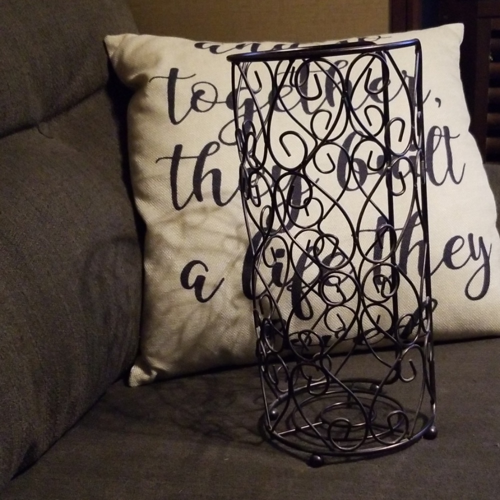 Scrolled Toilet Paper Holder